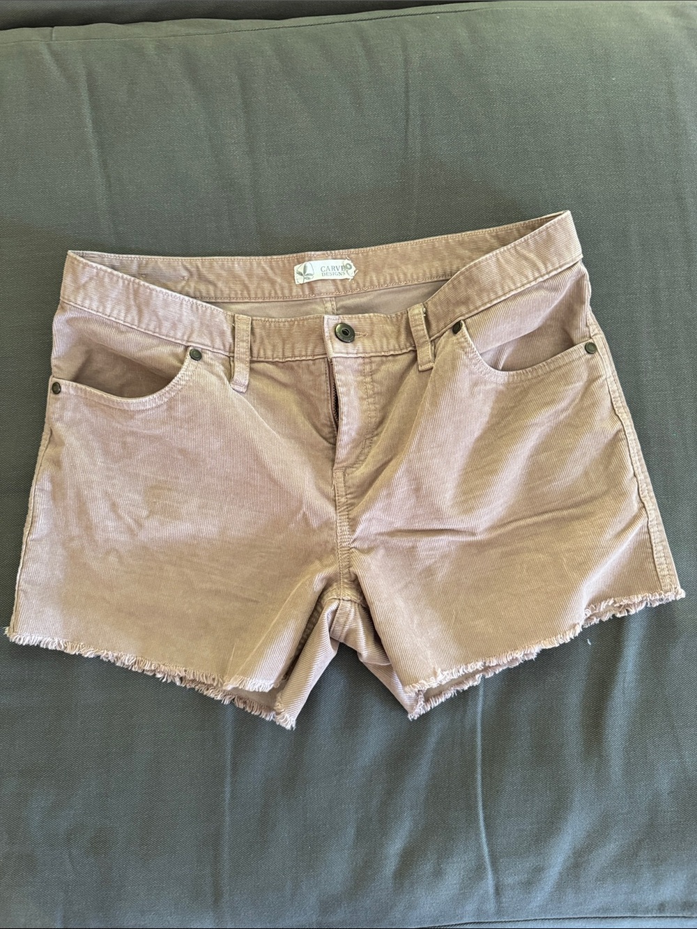 Carve Women's Frayed Hem Cotton Shorts